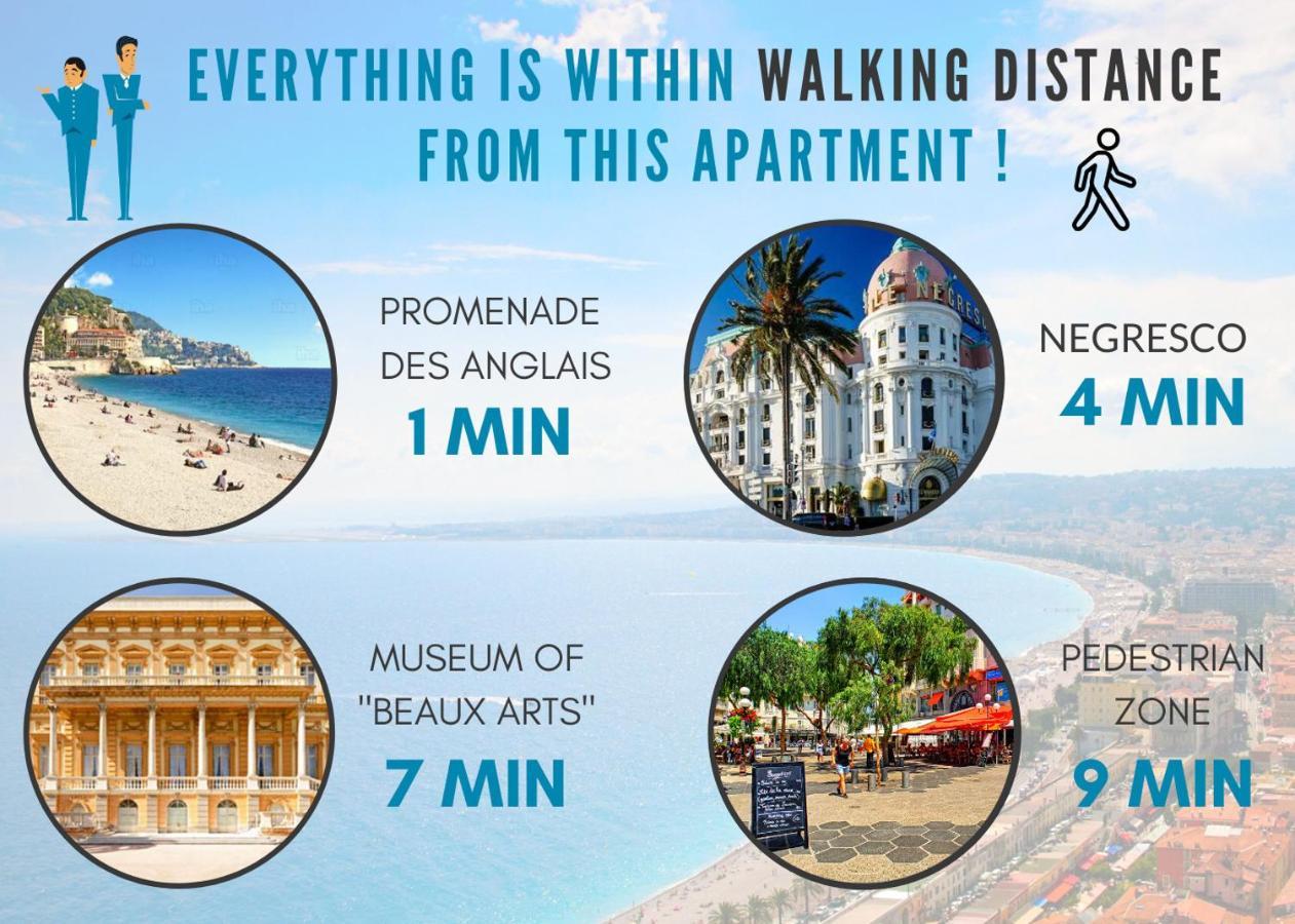 Nestor&Jeeves - Holiday Vibes - Very Close Sea - Free Parking Nice Buitenkant foto